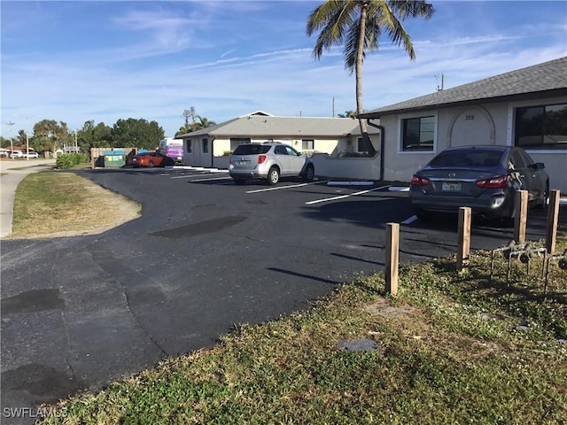 view of car parking