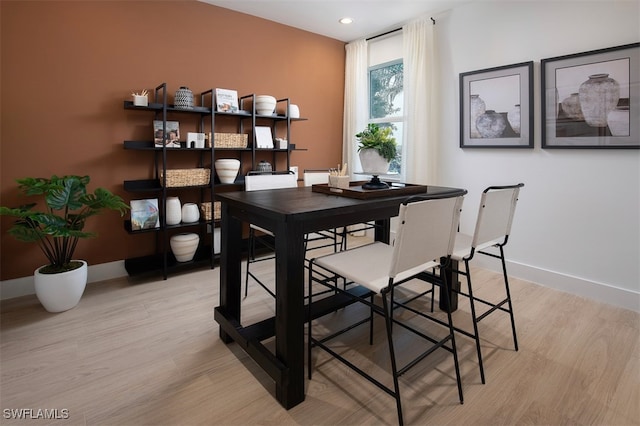 16349 Preservation Blvd, Punta Gorda, FL 33982 - dining room with light wood-style flooring and recessed lighting