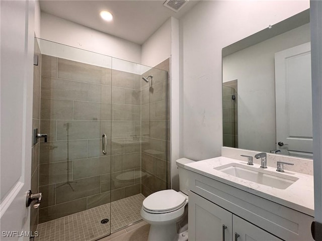 16349 Preservation Blvd, Punta Gorda, FL 33982 - full bath with vanity, a shower stall, and tile patterned floors