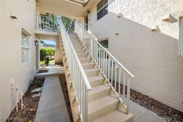 view of staircase