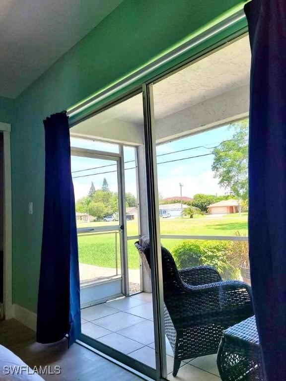5023 SW 16th Pl Unit 101, Cape Coral, FL 33914 - entryway with tile patterned flooring