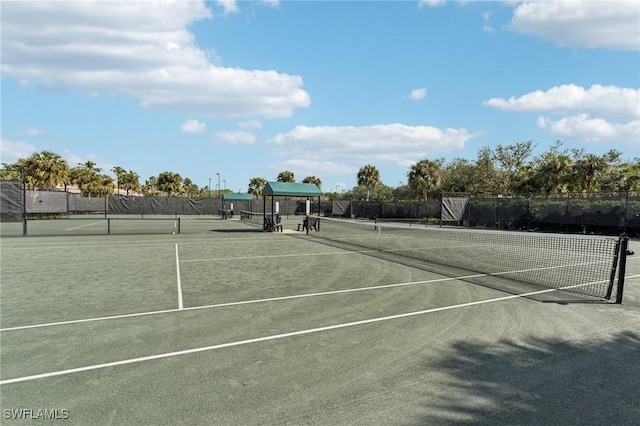 view of sport court