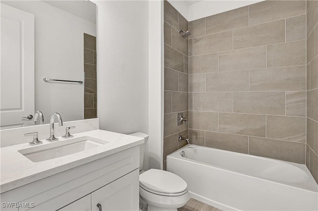 44488 Little Blue Heron Way, Punta Gorda, FL 33982 - full bath with toilet, washtub / shower combination, and vanity