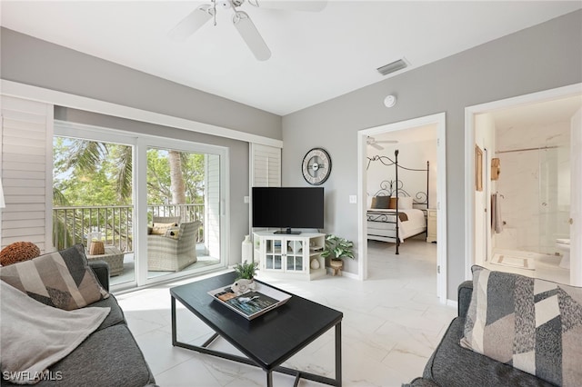 view of living room