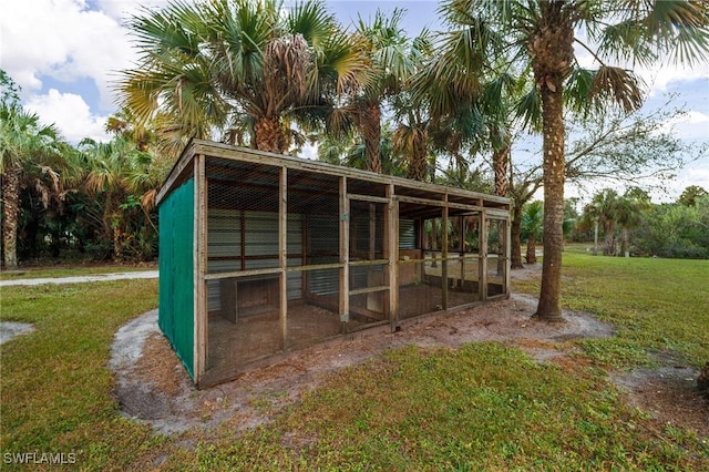 view of outbuilding