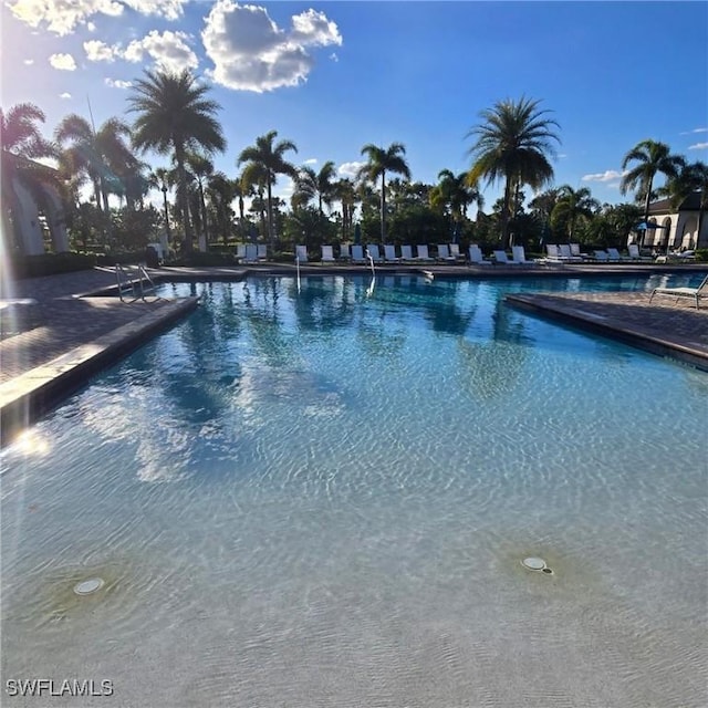 view of pool