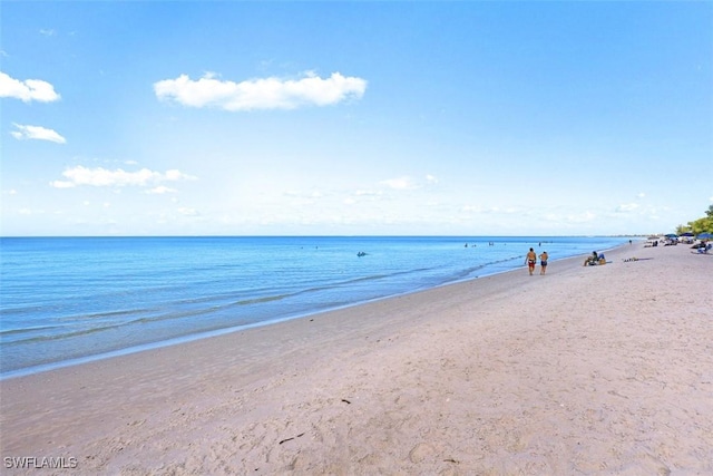 water view with a beach view