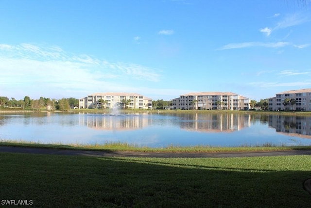 view of water feature