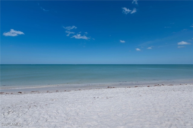 water view featuring a view of the beach