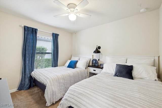 20680 Vita Ct, Venice, FL 34293 - bedroom featuring light colored carpet and a ceiling fan