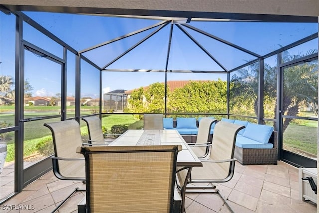 20680 Vita Ct, Venice, FL 34293 - sunroom / solarium featuring plenty of natural light