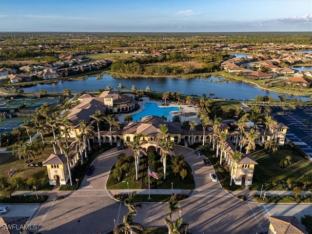20680 Vita Ct, Venice, FL 34293 - aerial perspective of suburban area featuring a nearby body of water