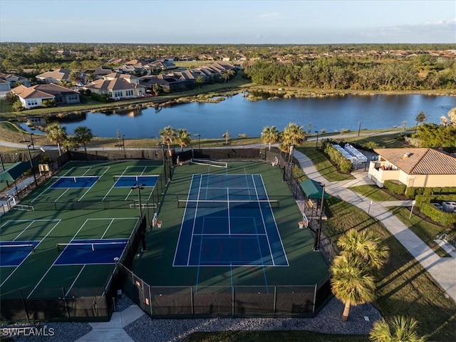 20680 Vita Ct, Venice, FL 34293 - aerial view of residential area with a large body of water