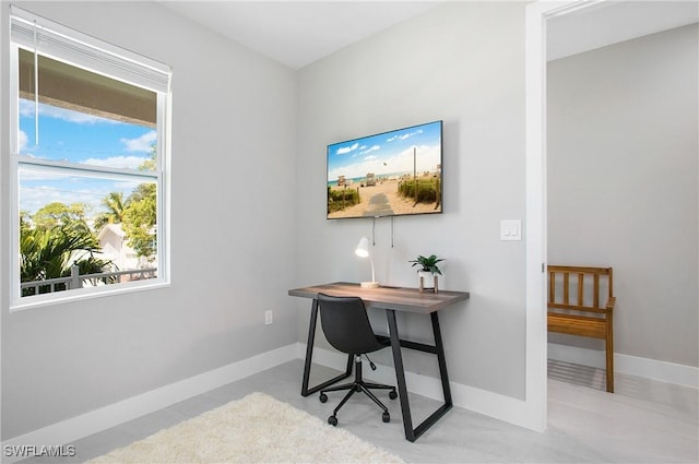 office space with a wealth of natural light