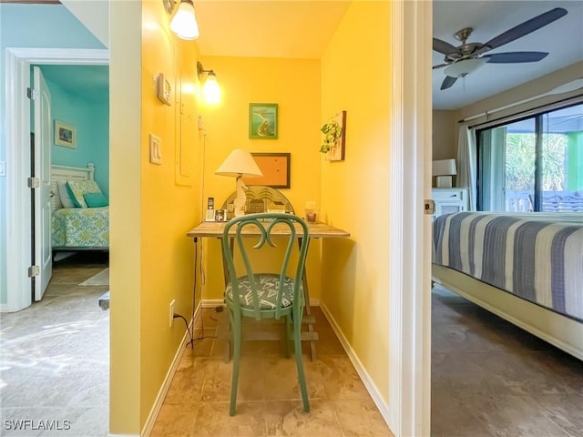 564 Coral Cir, Captiva, FL 33924 - corridor featuring baseboards