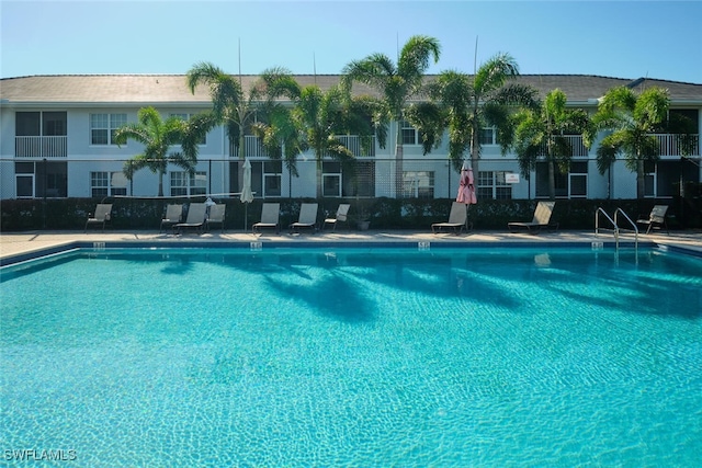 view of pool