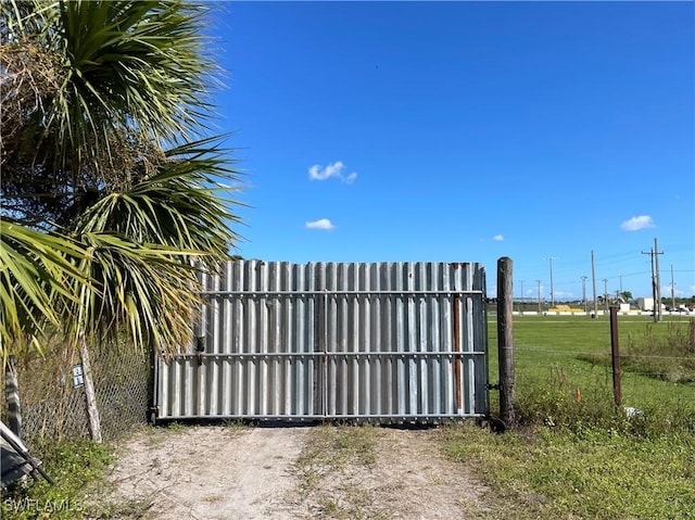 view of gate