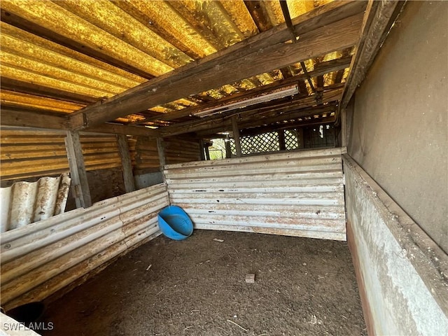 view of horse barn