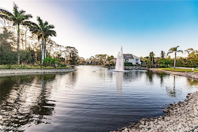 property view of water