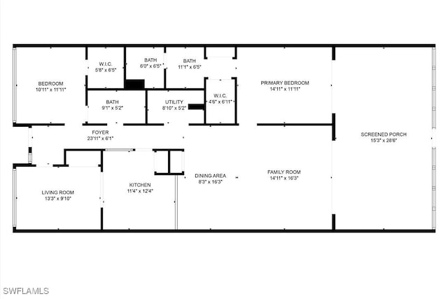16454 Timberlakes Dr Unit 103, Fort Myers, FL 33908 - floor plan
