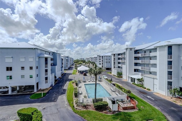 view of pool