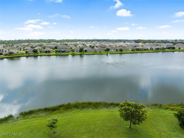 property view of water