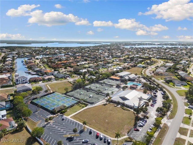 5 Tahiti Rd, Marco Island, FL 34145 - aerial view of property's location with a large body of water and nearby suburban area