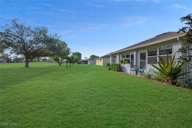 view of yard