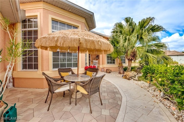 view of patio