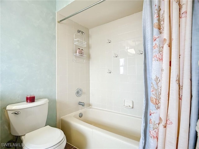 7397 Grande Pine Rd, Bokeelia, FL 33922 - bathroom featuring shower / bath combo and toilet