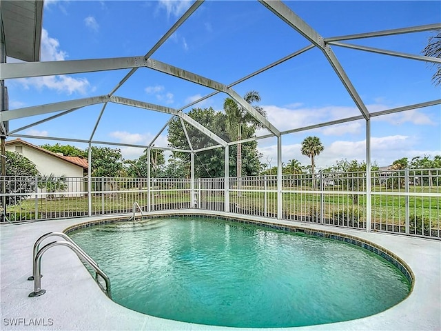 7397 Grande Pine Rd, Bokeelia, FL 33922 - view of pool featuring a lanai and a patio