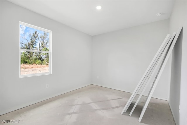 unfurnished room with a wealth of natural light