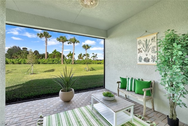 sunroom with a wealth of natural light