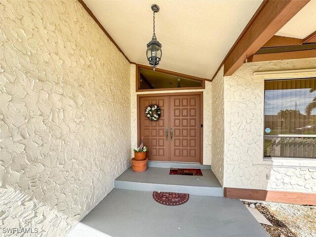 view of property entrance