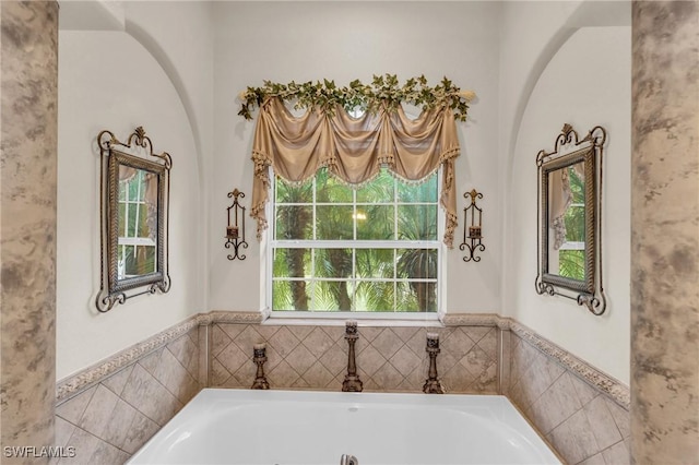 bathroom with a bathtub