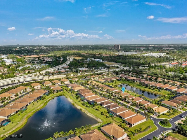 15271 Torino Ln, Fort Myers, FL 33908 - aerial view of property's location with nearby suburban area and a large body of water