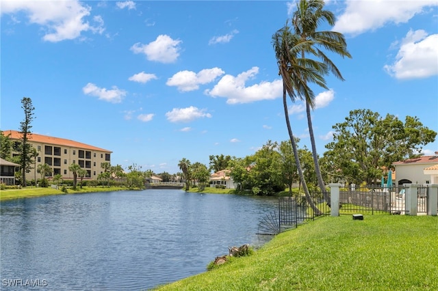 property view of water