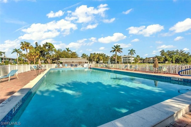 view of pool