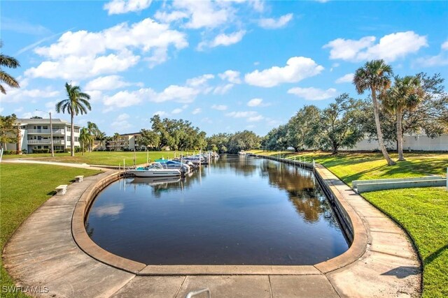 view of water feature