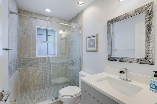 1191 13th St SW, Naples, FL 34117 - bathroom with vanity and a stall shower