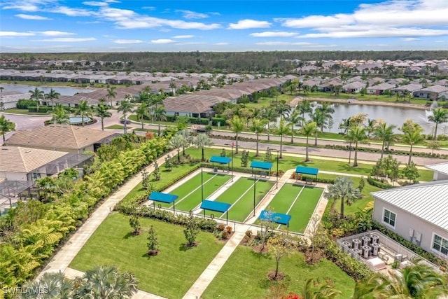 16522 Crescent Beach Way, Bonita Springs, FL 34135 - aerial view of residential area featuring a large body of water