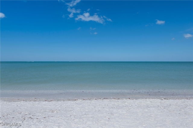 water view featuring a view of the beach