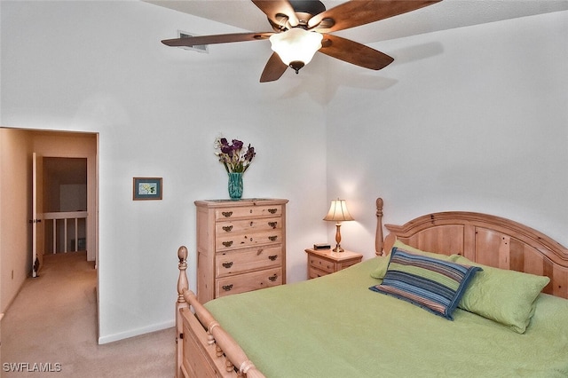 102 Mcgregor Park Cir Unit 102, Fort Myers, FL 33908 - bedroom featuring light carpet and ceiling fan