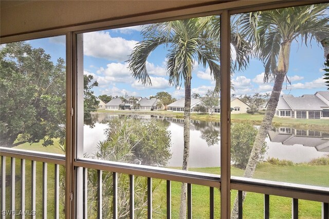 102 Mcgregor Park Cir Unit 102, Fort Myers, FL 33908 - water view with nearby suburban area