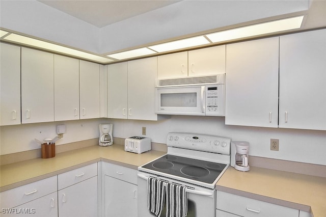 kitchen with white appliances