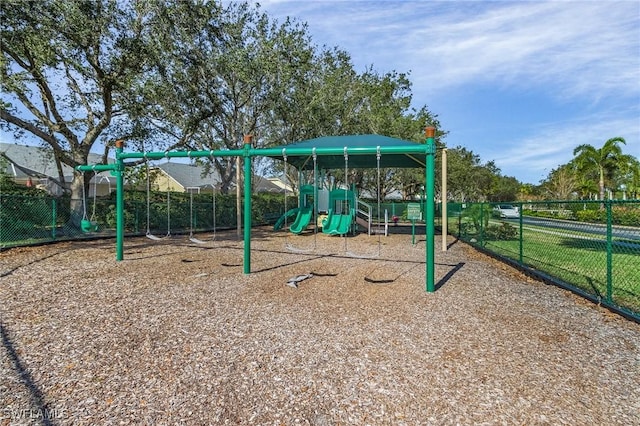 view of play area