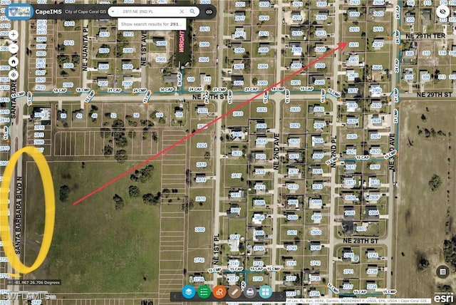 2911 NE 2nd Place, Cape Coral FL, 33909 land for sale