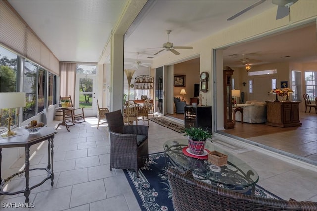 2320 Palo Duro Blvd, North Fort Myers, FL 33917 - sunroom / solarium featuring tile patterned flooring