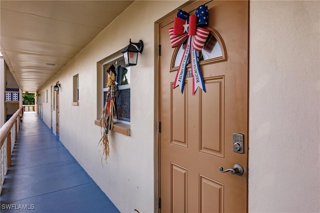 view of corridor