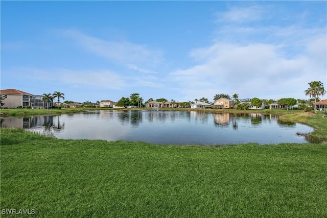 property view of water